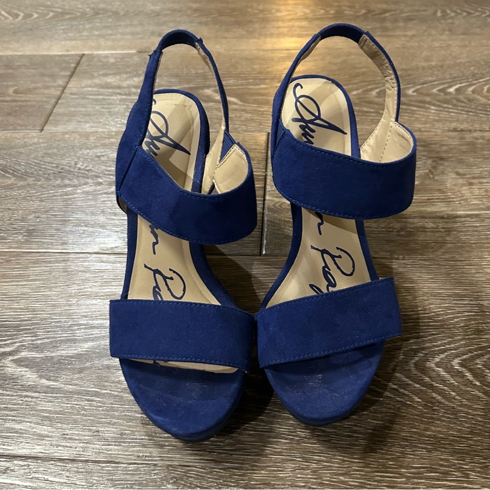 American Rag Blue Platform Wedge